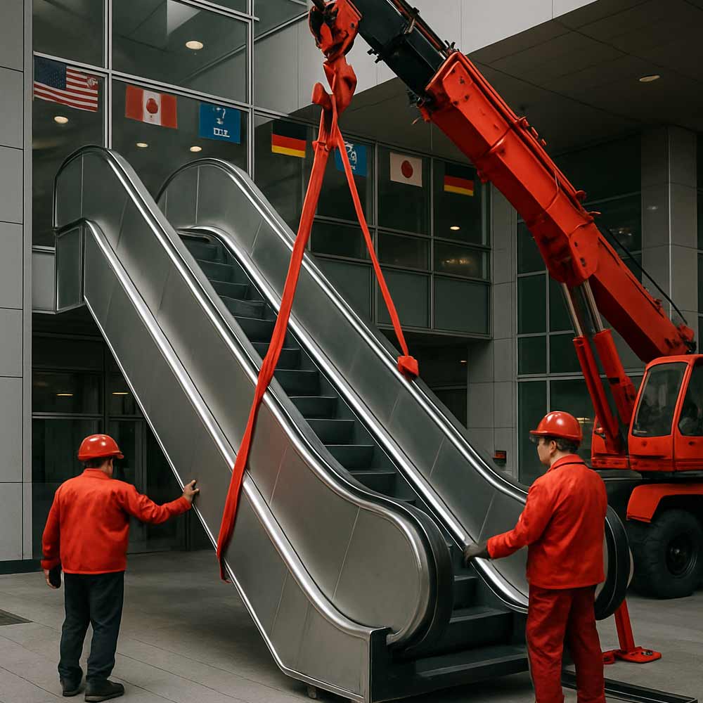 Escalator international trade