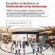 Escalator Installation at Westfield Mall of the Netherlands