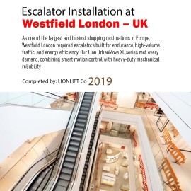Escalator Installation at Westfield London – UK