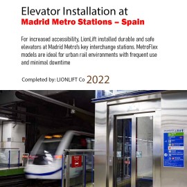 Elevator Installation at Madrid Metro Stations – Spain